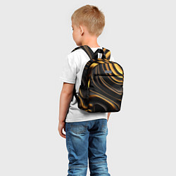 Детский рюкзак Золотые барельефы, цвет: 3D-принт — фото 2