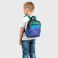 Детский рюкзак Лазурный стиль, цвет: 3D-принт — фото 2