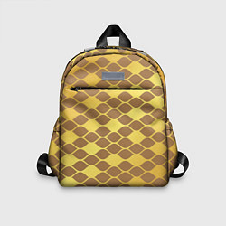 Детский рюкзак Golden pattern, цвет: 3D-принт
