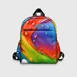 Детский рюкзак Палитра цветов, цвет: 3D-принт