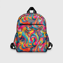 Детский рюкзак Разноцветные мазки красок, цвет: 3D-принт