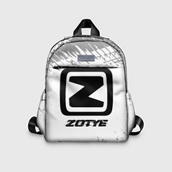 Детский рюкзак Zotye speed на светлом фоне со следами шин, цвет: 3D-принт