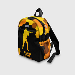 Детский рюкзак Counter Strike - gold gradient, цвет: 3D-принт — фото 2