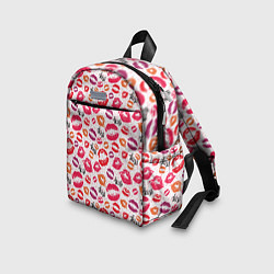 Детский рюкзак Поцелуи - kiss, цвет: 3D-принт — фото 2