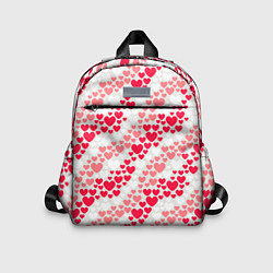 Детский рюкзак Волны Любви - сердечки, цвет: 3D-принт