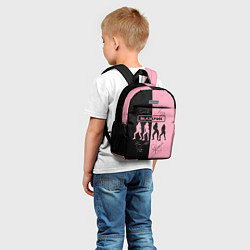 Детский рюкзак Blackpink силуэт девушек, цвет: 3D-принт — фото 2