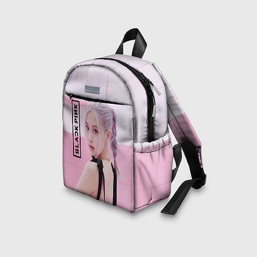 Детский рюкзак Rose Black pink / 3D-принт – фото 3