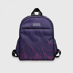 Детский рюкзак Лучи - фиолетовый и розовый - Хуф и Ся, цвет: 3D-принт