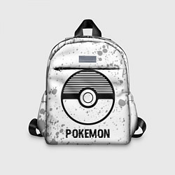 Детский рюкзак Pokemon glitch на светлом фоне, цвет: 3D-принт