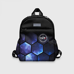 Детский рюкзак Mass Effect - N7 - Космос, цвет: 3D-принт
