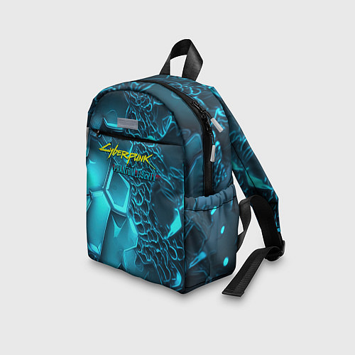 Детский рюкзак Cyberpunk ice logo / 3D-принт – фото 3