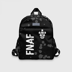 Детский рюкзак FNAF glitch на темном фоне: надпись, символ, цвет: 3D-принт