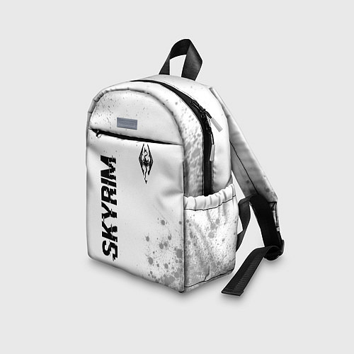 Детский рюкзак Skyrim glitch на светлом фоне: надпись, символ / 3D-принт – фото 3