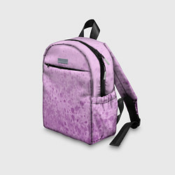 Детский рюкзак Абстракция светло-сиреневый, цвет: 3D-принт — фото 2