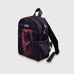 Детский рюкзак Злой лис - нейросеть, цвет: 3D-принт — фото 2