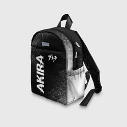 Детский рюкзак Akira glitch на темном фоне: надпись, символ, цвет: 3D-принт — фото 2