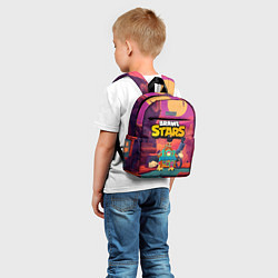 Детский рюкзак Brawlstars 8bit ghost, цвет: 3D-принт — фото 2