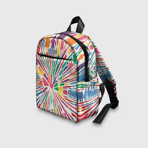 Детский рюкзак Цветные будни / 3D-принт – фото 3