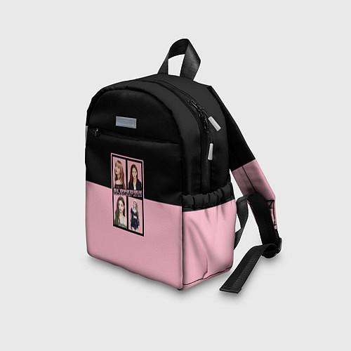 Детский рюкзак Черно-розовые K-pop группа / 3D-принт – фото 3