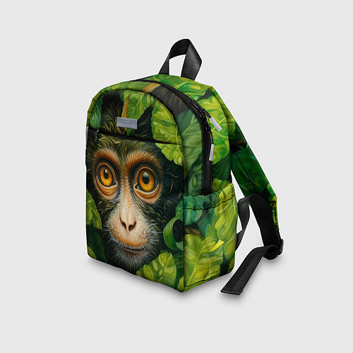 Детский рюкзак Обезьянка в джунгли / 3D-принт – фото 3