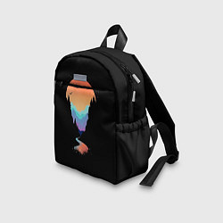 Детский рюкзак Неоновое солнце SynthWave, цвет: 3D-принт — фото 2
