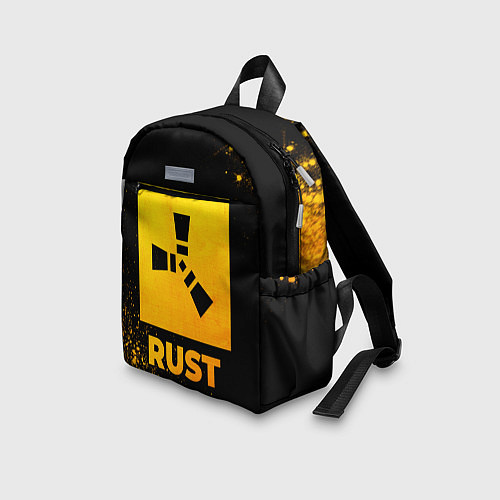 Детский рюкзак Rust - gold gradient / 3D-принт – фото 3