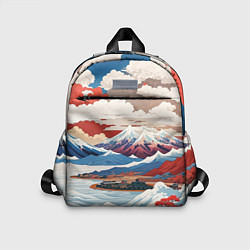 Детский рюкзак Пейзаж в Японском стиле, цвет: 3D-принт