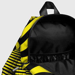 Детский рюкзак Осиная талия - полосатая иллюзия, цвет: 3D-принт — фото 2