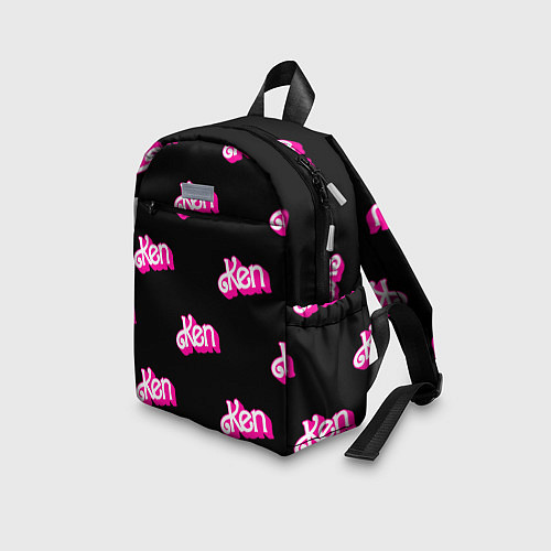 Детский рюкзак Логотип Кен - патерн / 3D-принт – фото 3