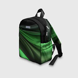 Детский рюкзак Темная зеленая текстура, цвет: 3D-принт — фото 2