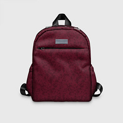 Детский рюкзак Текстура тёмно-красный, цвет: 3D-принт