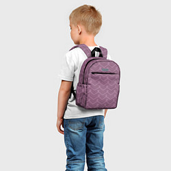 Детский рюкзак Вензель на лавандовом, цвет: 3D-принт — фото 2