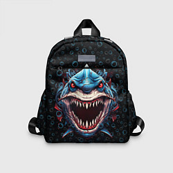 Детский рюкзак Evil shark, цвет: 3D-принт