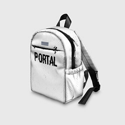 Детский рюкзак Portal glitch на светлом фоне: символ сверху, цвет: 3D-принт — фото 2