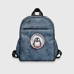 Детский рюкзак Маленький забавный пингвинчик, цвет: 3D-принт