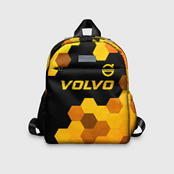 Детский рюкзак Volvo - gold gradient: символ сверху, цвет: 3D-принт