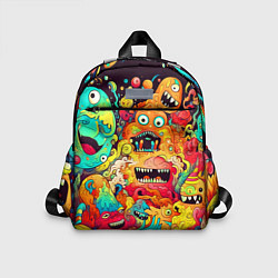 Детский рюкзак Зубастые галлюцинации, цвет: 3D-принт