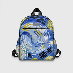 Детский рюкзак Облака в стиле Ван Гога, цвет: 3D-принт
