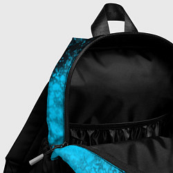 Детский рюкзак Angels of Death - neon gradient: надпись, символ, цвет: 3D-принт — фото 2