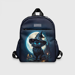 Детский рюкзак Кот ведьмы - Хэллоуин, цвет: 3D-принт