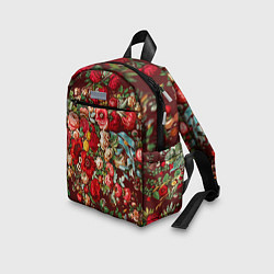 Детский рюкзак Платок цветочный узор, цвет: 3D-принт — фото 2