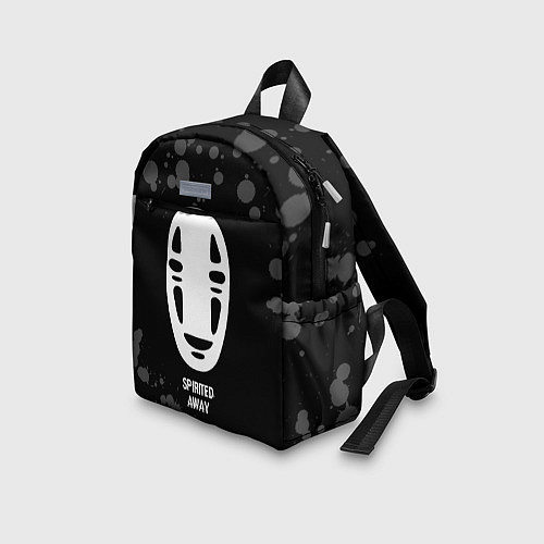 Детский рюкзак Spirited Away glitch на темном фоне / 3D-принт – фото 3