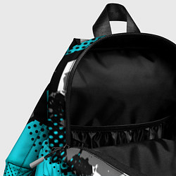 Детский рюкзак Шестиугольники абстрактный фон, цвет: 3D-принт — фото 2