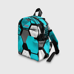 Детский рюкзак Шестиугольники абстрактный фон, цвет: 3D-принт — фото 2