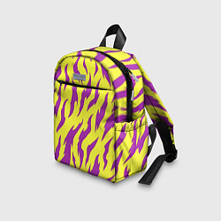 Детский рюкзак Кислотный тигр паттерн, цвет: 3D-принт — фото 2