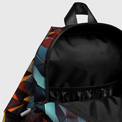 Детский рюкзак Объемные кубы полигон, цвет: 3D-принт — фото 2