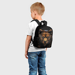 Детский рюкзак Медведь иллюстрация, цвет: 3D-принт — фото 2