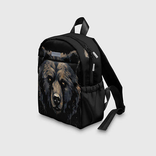 Детский рюкзак Крупный медведь / 3D-принт – фото 3