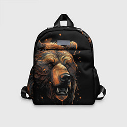 Детский рюкзак Бурый медведь, цвет: 3D-принт