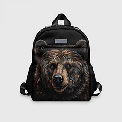 Детский рюкзак Медведь крупный, цвет: 3D-принт